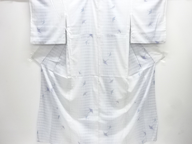 JAPANESE KIMONO / KOMON FOR SUMMER / CRANE 